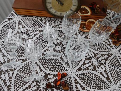 Poháre vínové jemný výbrus, 