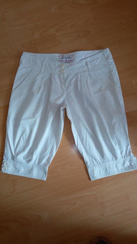 Kapri plátené nohavice m, clockhouse,m