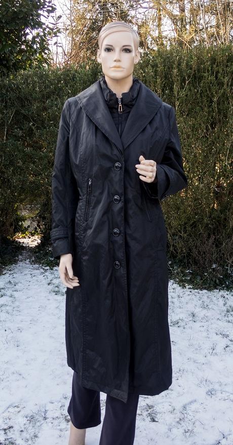 Nepremokavý a teplý zimný kabát, xl