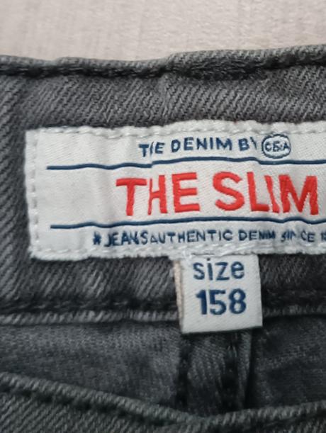 Slim rifle c.158, denim,158