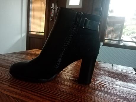Dámske členkové čižmy., mexx,39