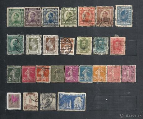 Známky, zbierka, rôzne štáty,