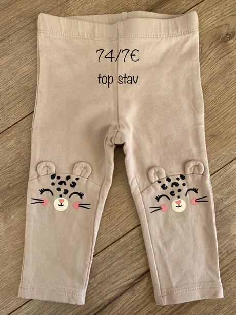 Zateplené leo legíny h&m vel.74, h&m,74
