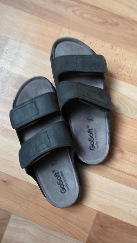 Šlapky kožene uni 40, deichmann,40