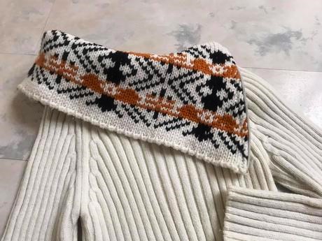 Hrubý teplý pulóver s/m, s