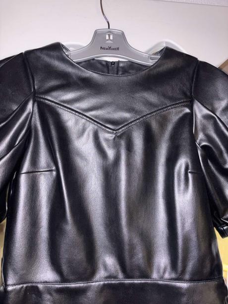 Koženkove šaty h&m 36, h&m,36