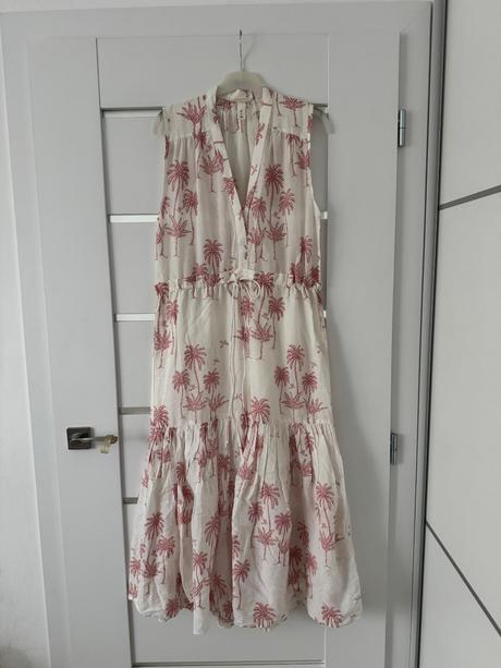 Letne palmove šaty, h&m,xs