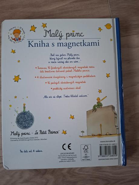 Malý princ, leporelo + magnetky, 