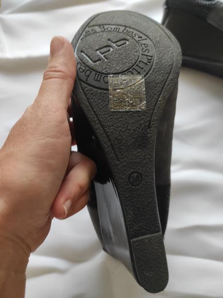 Topánky na klinovom podpätku, 37