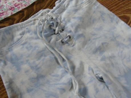 Nohavice riflové elastické 3/4, 122