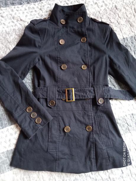 Prechodný tmavomodrý kabát, atmosphere,36