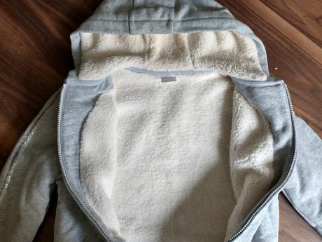 Teplá mikina s kožušinkou, f&f,152