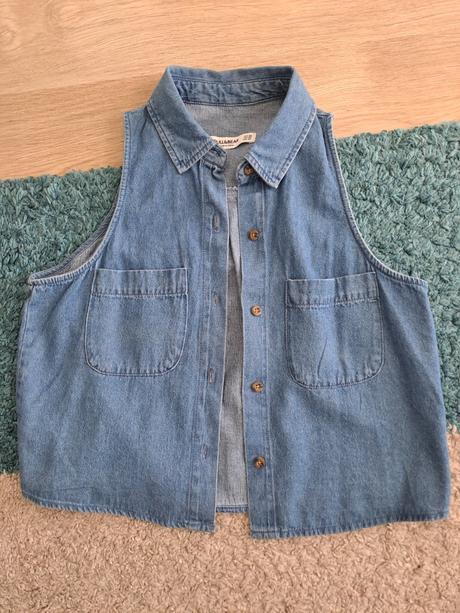 Riflová vesta, pull&bear,xs