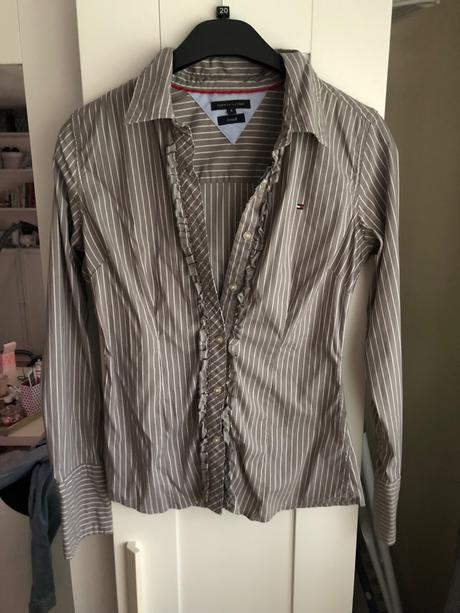 Damska sivá košeľa tommy hilfiger, tommy hilfiger,s