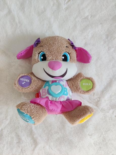 Hovoriaci psík fisher price, 