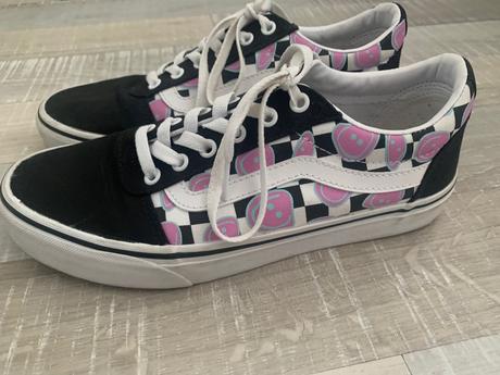 Vans tenisky čierno biele káro, vans,40