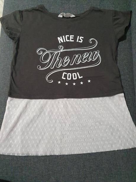 Tričko s volánom, h&m,134