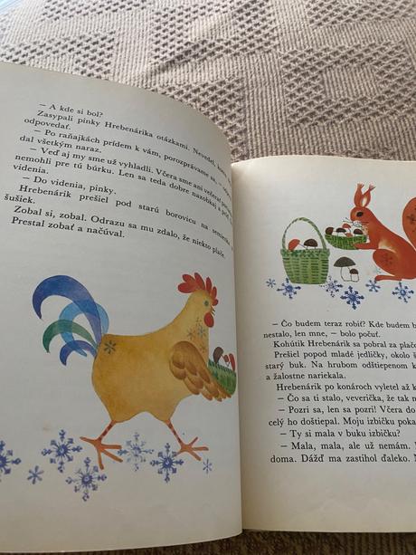 Krásna stará retro kniha kohútik hrebenárik 1978,,