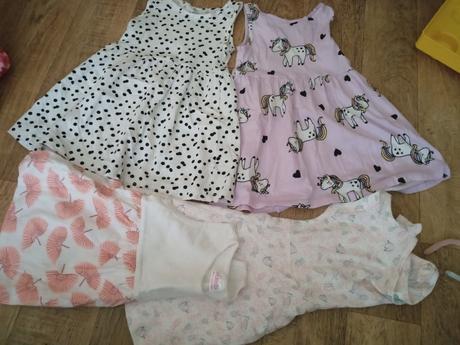 Šaty 80/85 4ks, f&f,80