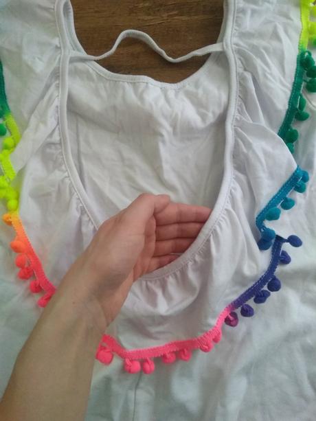 Tričko s holými ramenami, s