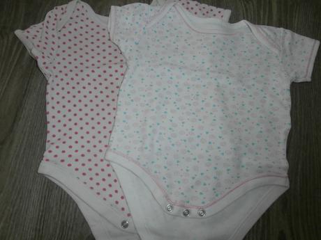 Balík 2ks body s krátkym rukávom, 68–80