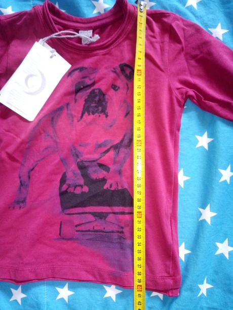 Tričko s bulldog - om na skateboard - e, 104