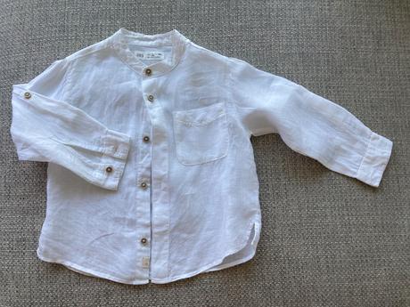 Ľanová košieľka, zara,104