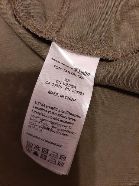 Predĺžená army košeľa tomtailor xs, tom tailor,xs