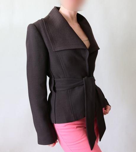 Hnedé kabátikové sáčko zara veľ.m, zara,m