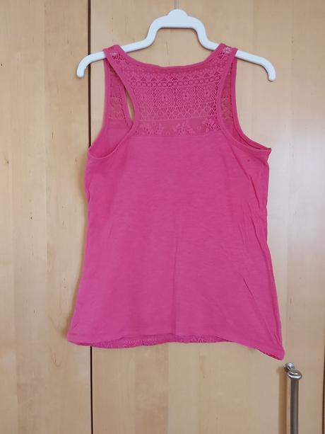 Dámsky top ružovočervenej farby č.m, m
