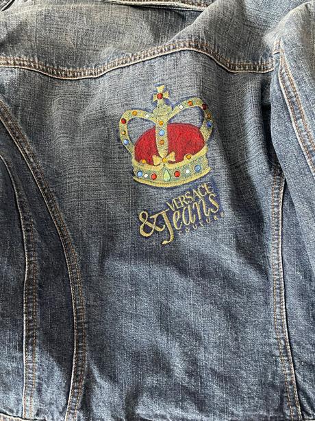 Versace jeans riflová bunda, versace,m