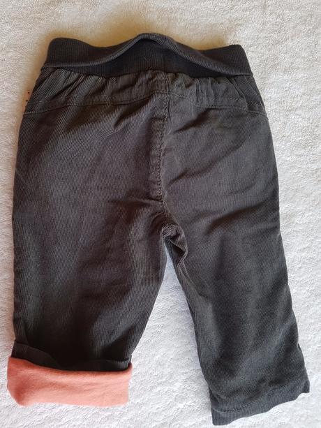 Podsite kordove nohavice, c&a,68