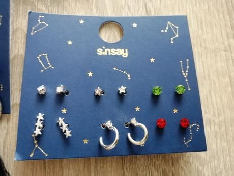 Náušnice - 6 párov, sinsay