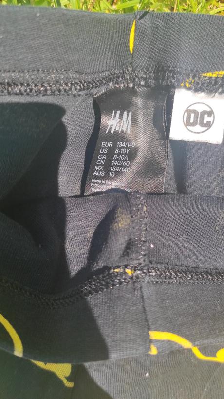 Krátke pyžamko batman 134/140, h&m,134