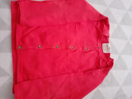 Cerveny svetrik zara na gombiky, zara,116