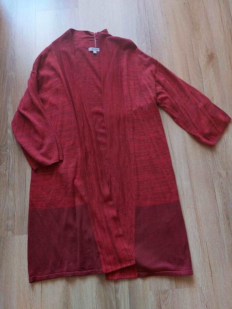 Kardigan tmavočervený, 46