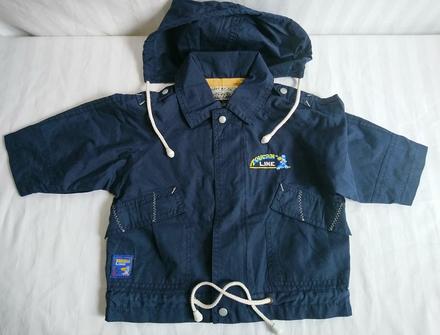 Prechodná modrá bundička toucan, jefferson, 80