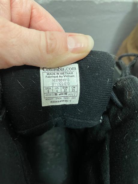 Cizmy columbia, columbia,37