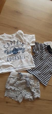 Tricko 2ks nohavice, f&f,56