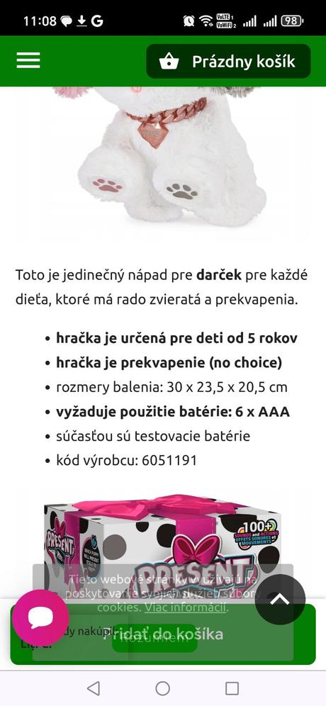 Pet puppy surprice interaktívny psík,