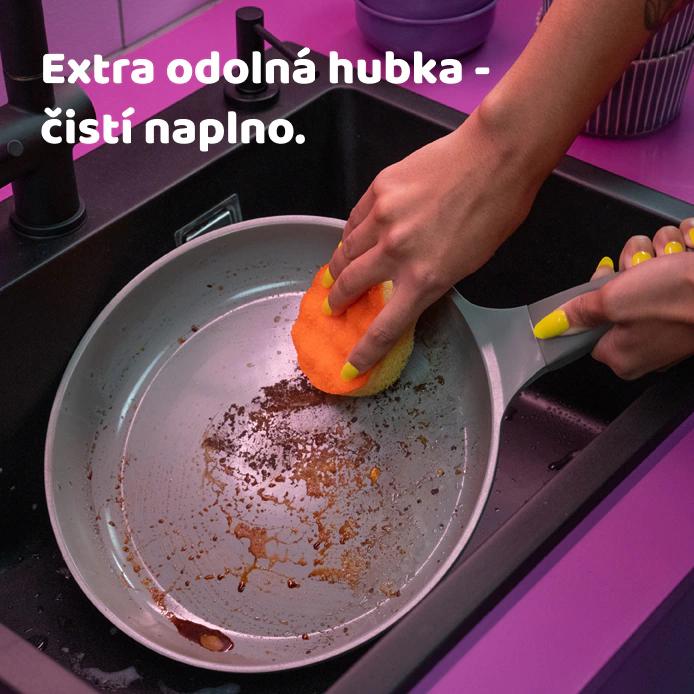 Vileda hubka PUNCH Orange