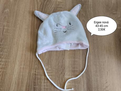 Zimná čiapka pre dievčatko, ergee,80