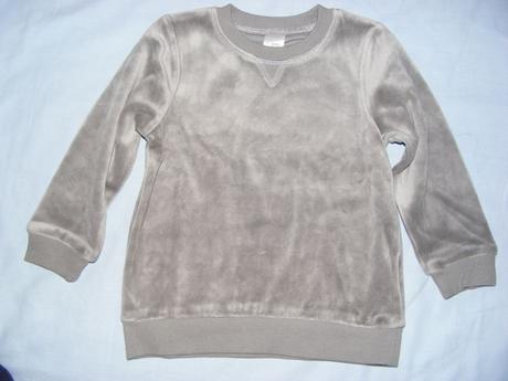 Velúrová mikina h&m, h&m,86