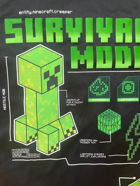 Športový dres minecraft, f&f,140