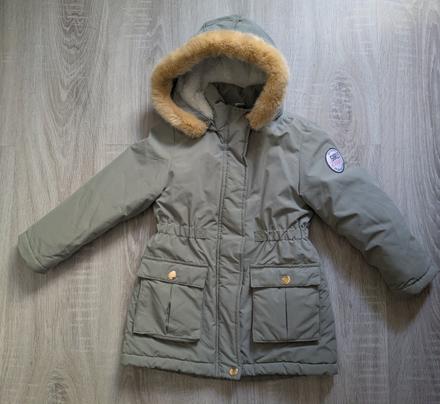 Zimná dievčenská bunda / parka, takko,110