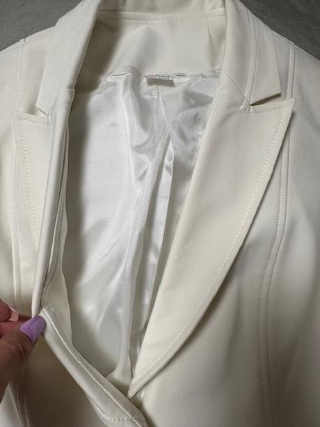 Biely sukňový kostým m,l, l / m