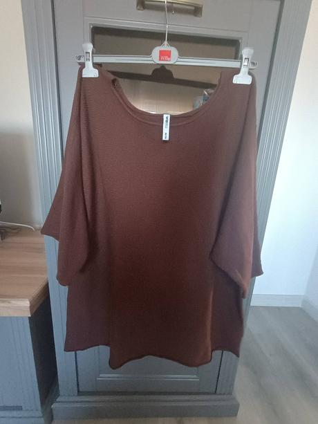 Čokoladovohnedý svetrík, xxxl