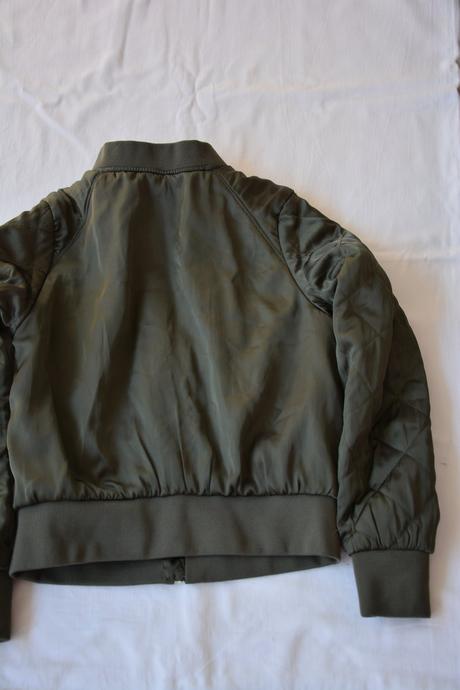 Bombera olivová, h&m,158