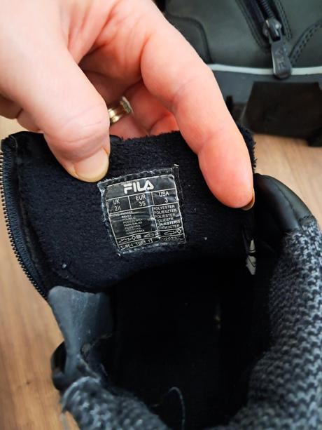 Zimne topanky, fila,35