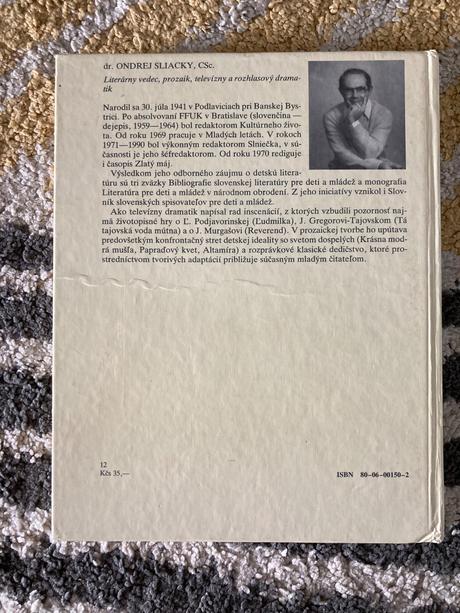 Dejiny slovenskej literatúry pre deti a mládež, 